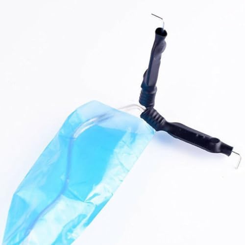Fundas desechables HOODANCOS azules de plástico para proteger 100 clip cords de tatuaje 4