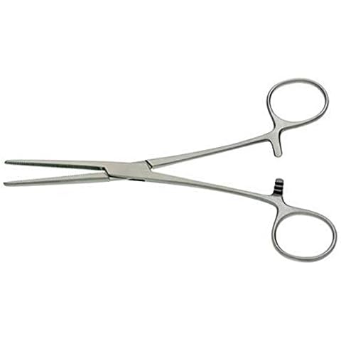 Stainless Steel Line Cutters Sea Carp Fly Unhooking 8'' Straight or Curved Fish Removing Forceps (Curved 8") Cover
