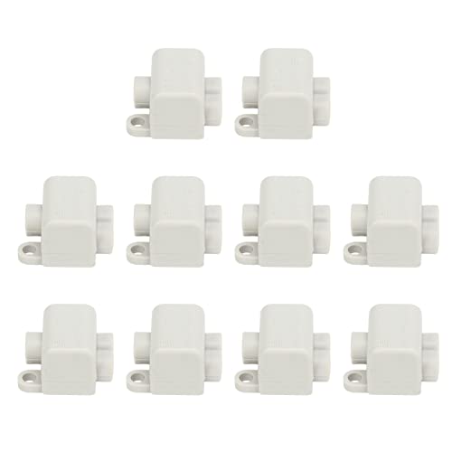 Blocs à Bornes de Câble de Connecteur Rapide 60A 400V - 10 PCS Blocs Jonction Câblage électrique avec Conducteur Cuivre pour le Plafond, l'interrupteur et le Câblage du Compteur