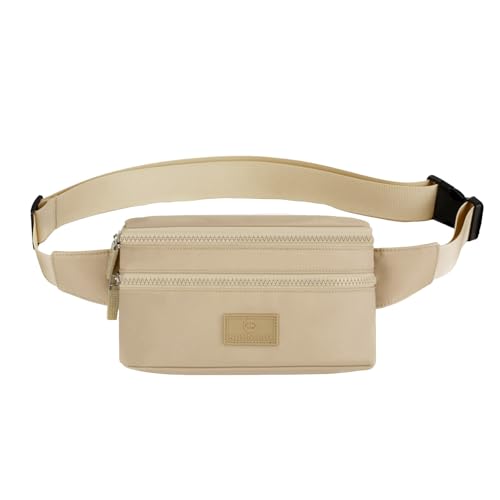 White Running Belt, Bumbags for Men: Portable Bum Bags Travel Mens Bumbag Lightweight Fanny Pack Stylish Hiking Waist Packs Outdoor Money Belt White