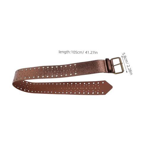 Western Wide Pu Waist Belt for Men and Women Vintage Style Everyday Accessory for Casual and Formal Wear for Jeans and2