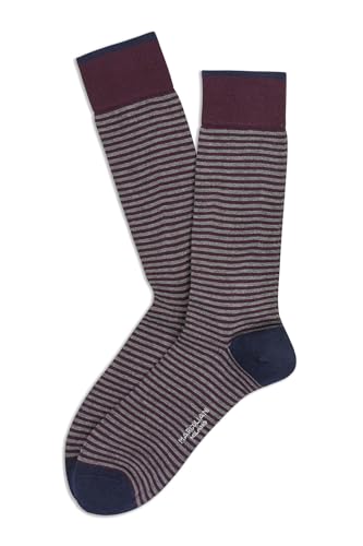Mens Dress Socks - Fullcolor Pima Cotton Palio stripe