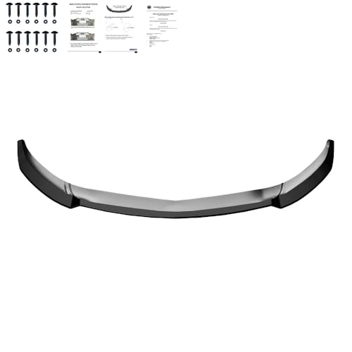 Alerón delantero para Mercedes Clase A W176 AMG-Line Facelift 2015-2018 en negro brillante