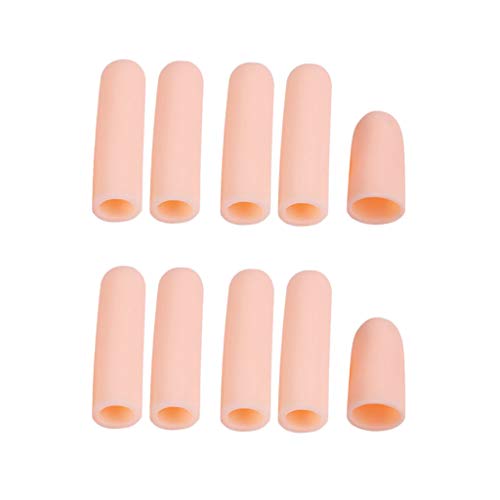 Serenable 40x Gel De Silicone Tubo De Dedo Macio Mangas Separadores Protetor Pés Alívio Da Dor