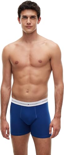 Tommy Hilfiger Men 3P Boxer Brief UM0UM03892 Boxer Brief, RED (Alaskan Green/Black/Noble Blue), XXL – Ansicht 3