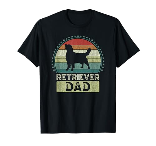 Retriever Dad, Father's Day, Golden Retriever Daddy Maglietta