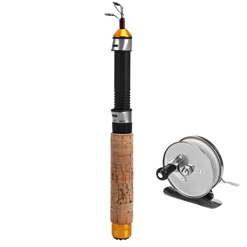Lightweight Fiberglass Fishing Rod & Reel w/ Bag & Bait Kit