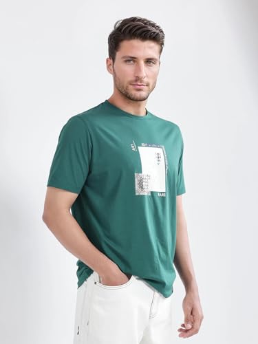 Image of Rare Rabbit Regular fit Graphic Print t-Shirt