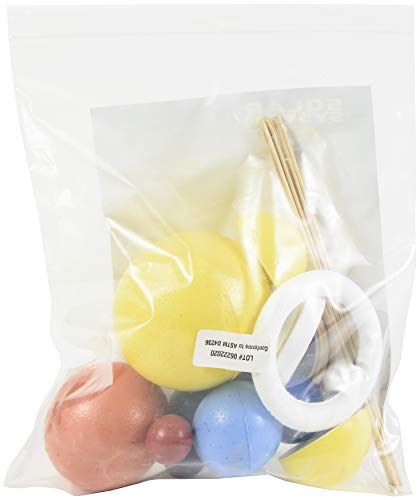 Smoothfoam Styrofoam Solar System Kit Painted, Transparent - Image 3