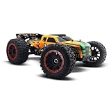 HNR Mars-X 1:8 Scale 4WD Off-Road Vehicle, 6S Power System, Hobbywing MAX8 ESC, Brushless Motor, 90+ kmh, Yellow
