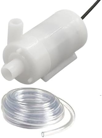 DC 3-12V Double Side Mini Water Pump, 1M Pipe, Battery Holder, Switch, Starter Kit for DIY Electronic Projects.