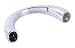 KONMAY 3pcs 9.5mmx6.0mm Antique Silver Magnetic Half Cuff Bracelet Finding for Licorice Leather