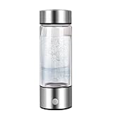 Tarqite Hydrogen Water Bottle - Generates High Concentration H2 Water in 3 Min, 420ml Portable Generator for Energy & Hydration USB-C Charge for Sports, Travel & Home