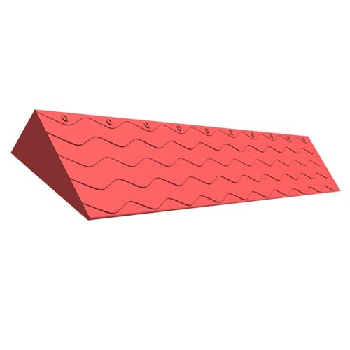 Alfombrilla para rampa antideslizante ensanchada, rampa de umbral de plástico, tabla de transición para escalones interiores, diseño antideslizante y resistente al desgaste miniatura 1