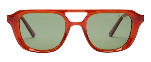 I-SEA Women's Sunglasses - Ruby (GINGER/GREEN POLARIZED), 48mm - Main Image