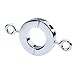 3 Sizes Men's Metal Fixed Stretch Exercise Rings, S/M/L-USZF40 (S)