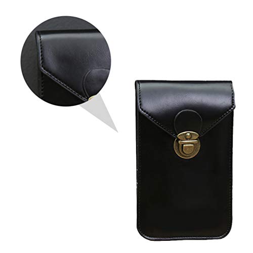 VILLCASE Homens Cinto Bolsa de Couro Bolsa de Cintura Pacote de Esportes Telefone Celular Coldre Car