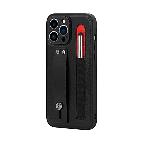 Coque iPhone 13 Pro antichoc König Design noire - Housse de protection silicone rigide