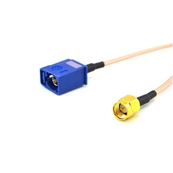 Elecbee FAKRA RG316 - Cable alargador de antena GPS recto (20 unidades, 10 cm)