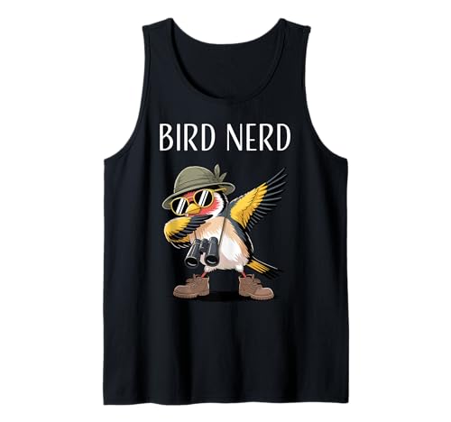 Bird Nerd Divertente Birdwatching Bird Watching Bird Amante Birdwatcher Canotta