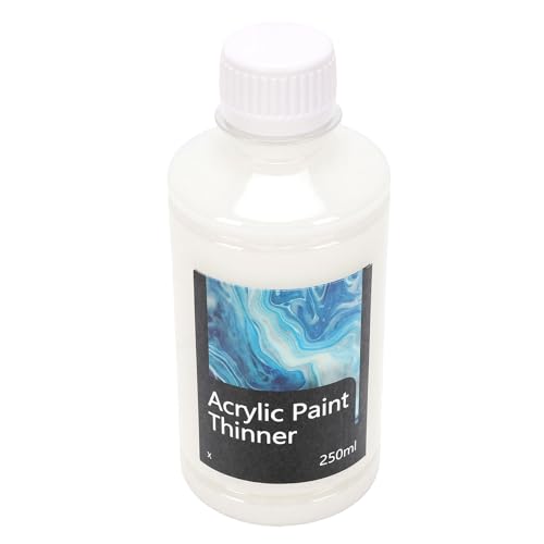Diluyente de pintura acrílica y mejorador de flujo de 250ml para manualidades y bellas artes 5