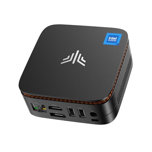 NiPoGi Essenx E1 Mini PC Ιntel 12th Gen Alder Lake N95(3,4GHz) 8GB DDR4+256GB M.2 SSD,Mini Computer...