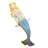 Statue de sirène : ce décor de sirène est fabriqué avec un bon savoir-faire et est lisse toucher. vous pouvez l'utiliser en toute sécurité pour la décoration.