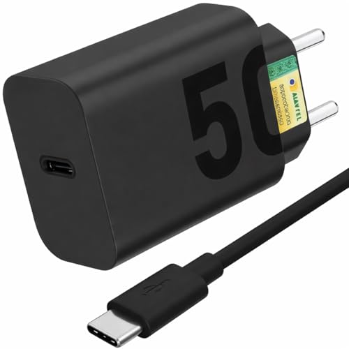 Carregador Super Turbo 50W Ultra Rápido Tipo C e USB Com Carregamento Rápido + Cabo Tipo C Compatível Com Todos Os Dispositivos, Android, Ios 15/16, Xiaomi - Todos Dispositivos Celulares