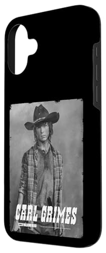 Coque iPhone 16 Plus antichoc The Walking Dead Carl argent