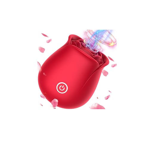 Image of Yume Rose Toy Clitoral Stimulator for Women - 10 Suction & Vibration Modes, Rechargeable, Soft Silicone, Quiet, Discreet Adult Toy with Storage Pouch & Manual