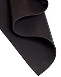 Black Silicone Rubber Sheet, 60A 1/16 x 9 x 12 Inch Commercial Grade, Made in the USA, No Adhesive...