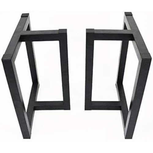 アイアン レッグ バー 脚 T 字 型 50 角 パイプ 一枚 板 テーブル 用 ブラック 黒 つや消し マット DIY 無垢 材 厚板 ダイニング デスク Awake