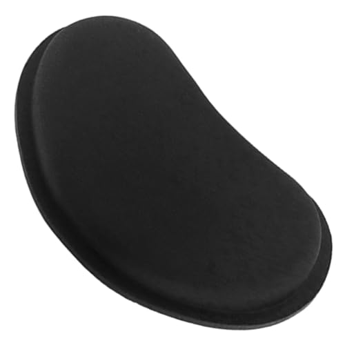 PLAFOPE Reposamuñecas Ergonómico para Ratón Portátil Almohadilla de Eva Negra, Diseño Ondulado Único y Soporte Cómodo para Oficina y Estudiantes