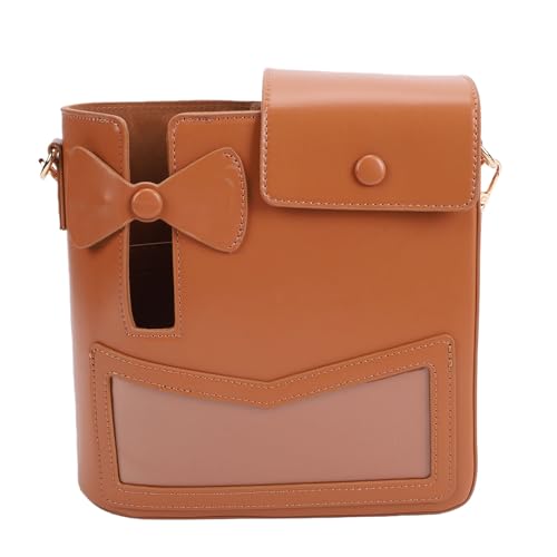 Sac porte-gobelet portable minimaliste marron Tosuny
