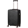 LEGEND WALKER Deck Hardside Expandable Luggage, 19 inch, Carry-on, Black, 5514-49-BK