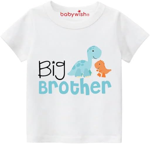 baby wish rakshabandhan Tshirt for Kids for Boy’s and Girl’s T-Shirt Brother Sister Matching Dress Raksha bandhan Gift for Rakhi Tee Big Brother & Little Sisters