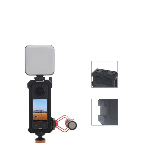 Image of DIGITEK Professional Cam Cage Insta X3 for Insta Series Cameras, Lightweight Aluminum Form-Fitted Cage with Quick Tripod Mounting
