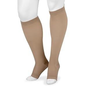 Juzo Basic 4411ad 20-30mmhg Knee-High Open Toe Compression Stocking