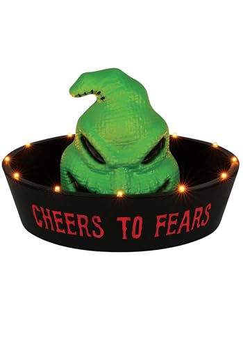 Seasons Oogie Boogie Roulette Light Up Candy Bowl Decoration Standard