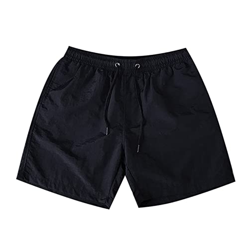 Casual Shorts For Men Elastic Waist Drawstring Summer Beach Shorts Quick Dry Board Walking Lounge Vacation Outfits