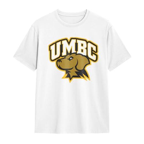 UMBC Retrievers 180g Men's Cotton Round-Neck Short-Sleeved T-Shirt2