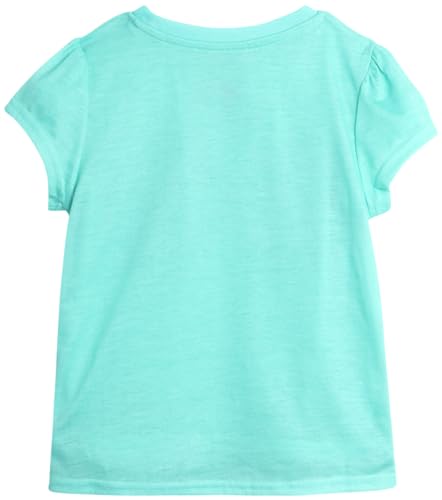 Image of Disney Cinderella Ariel Rapunzel Toddlers & Girls Short Sleeve Graphic Tees | Officially Licensed, Soft Cotton Blend, Comfortable Crewneck T-Shirt for Everyday Fit, Great for Play, Dress Up & Layering