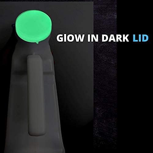 Innovative Designworks Urinals For Men Spill Proof By Perfectmed (1 Pack) - 32 Oz/ 1000 Ml | Portable Urine Bottle Bed Pan W/Glow In Dark Lid | Thick Plastic Pee Urinal Bottle thumb #3