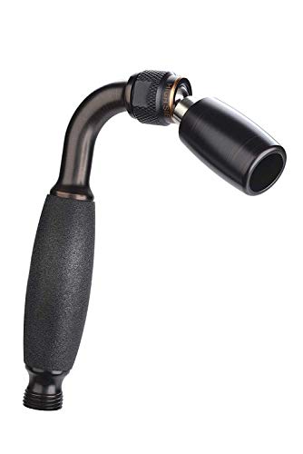 High Sierra's Solid Metal Handheld Shower Head with Slip-Free Grip, 2.0 GPM - Stunning Oil Rubbed Bronze Finish