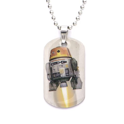 Star Wars Official Licensed Jewelry Boys' Stainless Steel Rebel Chopper 