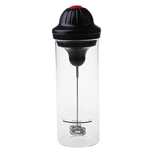 illombo Elektrischer Milchaufschäumer, Krug aus Edelstahl, zum Aufschäumen, Mixen, Kaffeemixer, Rührer – Bild 3