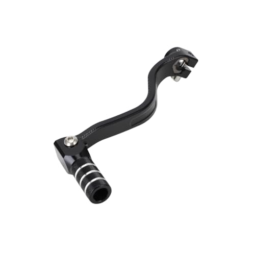 Image of Dirt Bike Gear Shifter Shift Lever Folding Tip CNC for KX 85 100 KX85 KX100 2014-2021 KX112 2023-2024 Black