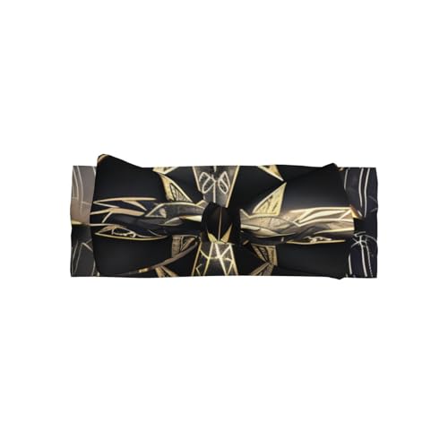 Magical Design Norse Runes Compass Baby Bow Headband, Soft Baby Bow Hair Accessory For Newborn Babies, Toddlers, Kids.