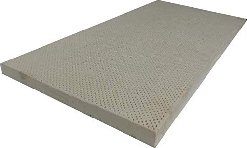 Image of Foams India 100% Natural Latex Foam Portable Mattress-Latex Mattress Topper, Queen Size 75x60x3 Inch