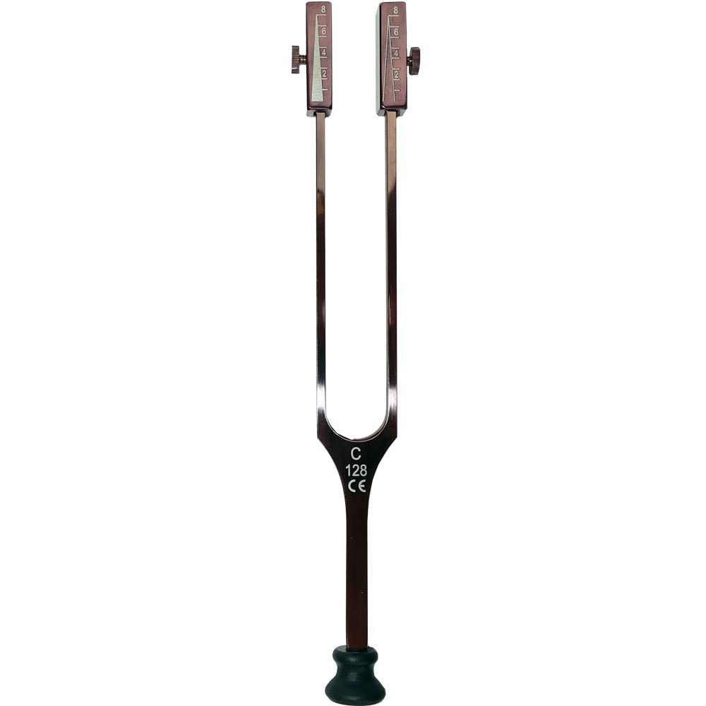 Stimmgabel c128 / c64 Hz-Rydel-Seiffer mit GRAVIERTEN SKALEN Black Edition